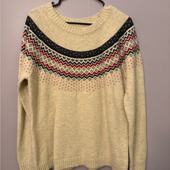 Duluth Trading Co Other - Duluth trading company wool blend nordic sweater XL Fair Isle Cabin 75% Wool